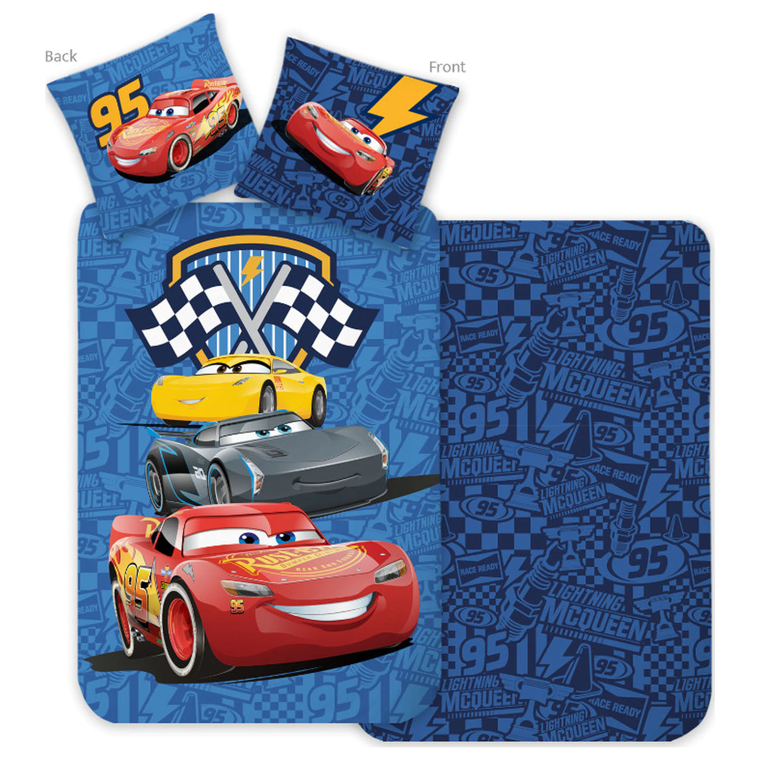 Disney Cars Racing Crew povlečení na přikrývku fotografii produktu