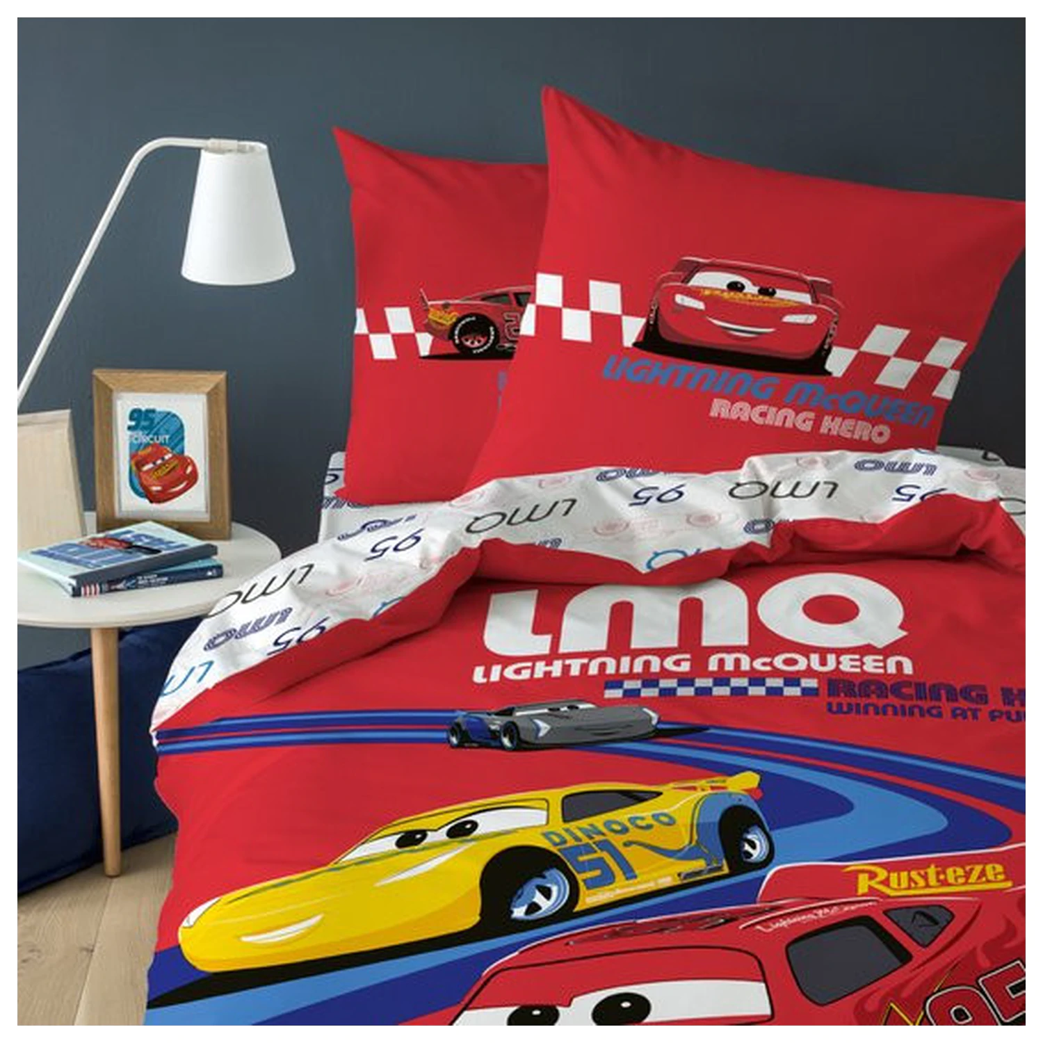 Disney Cars Racing Hero Dětské, Předškolní povlečení na přikrývku fotografii produktu