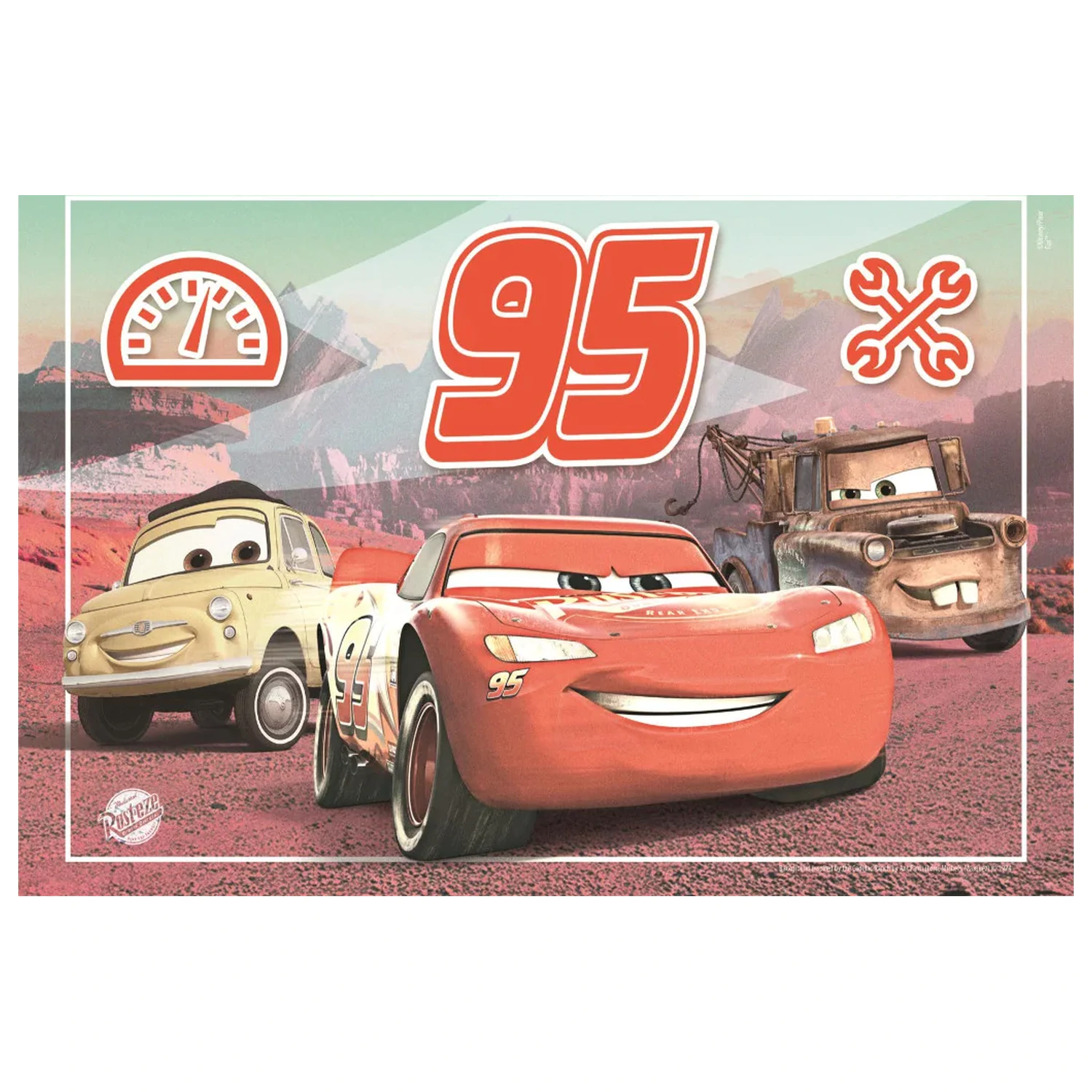Disney Cars Racing Team 60dílné puzzle fotografii produktu