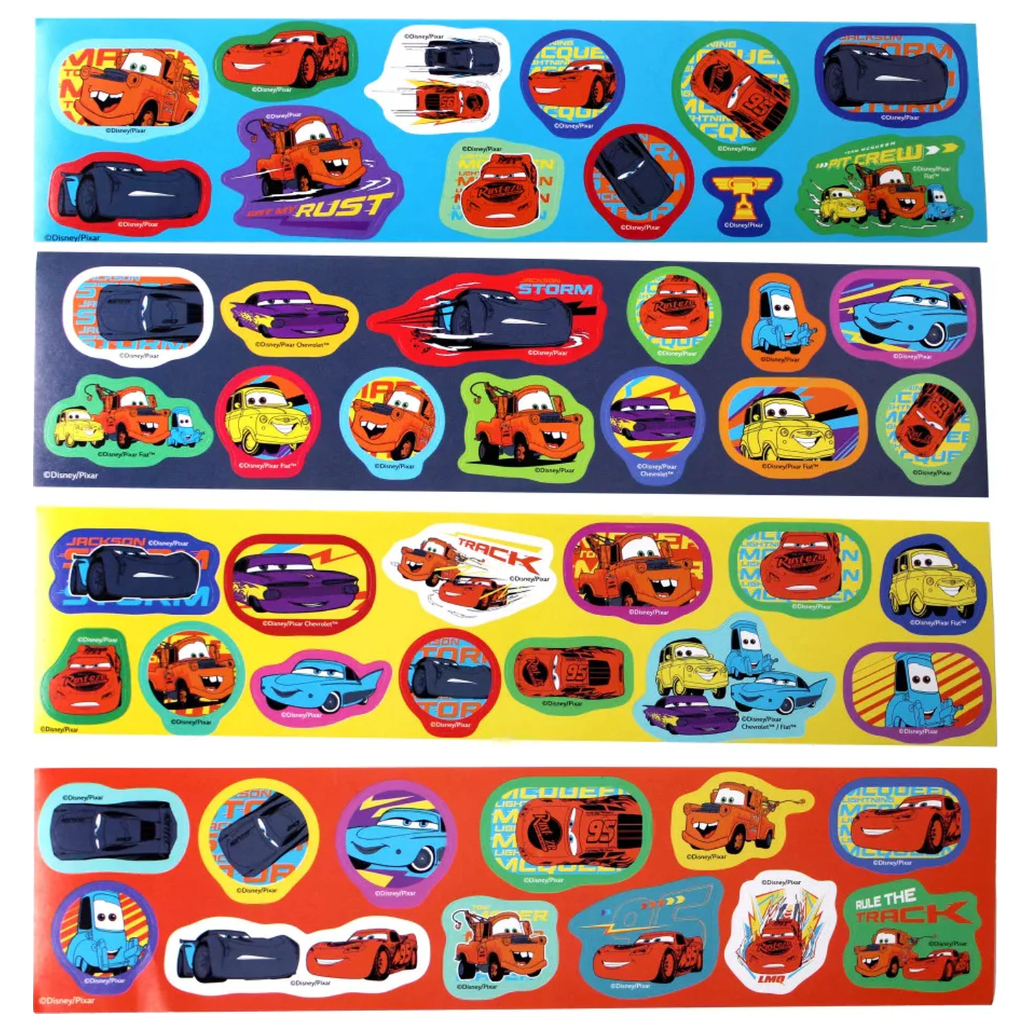Disney Cars Ready samolepkové album s 50 samolepkami fotografii produktu