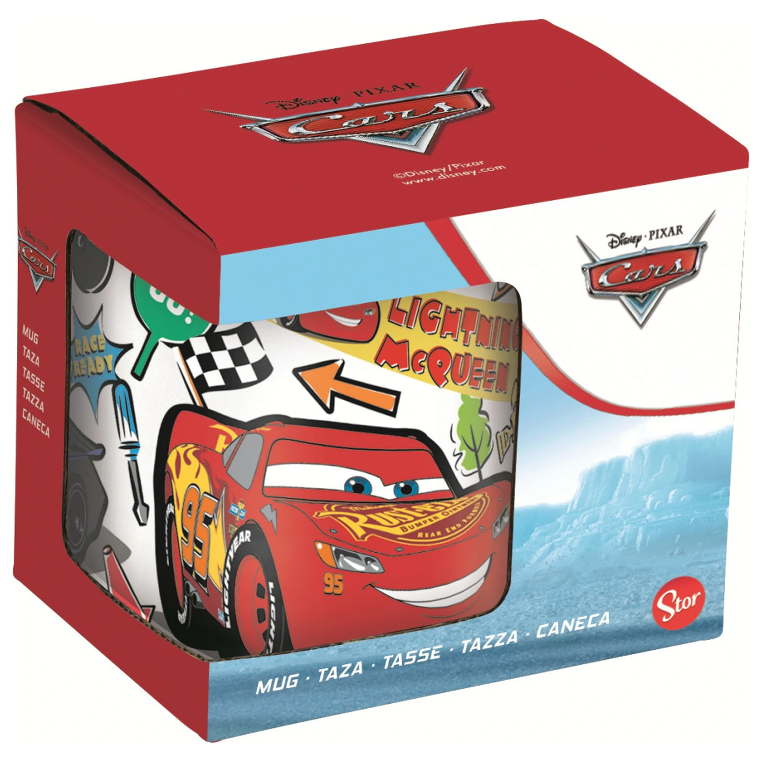 Disney Cars samolepky hrnek fotografii produktu
