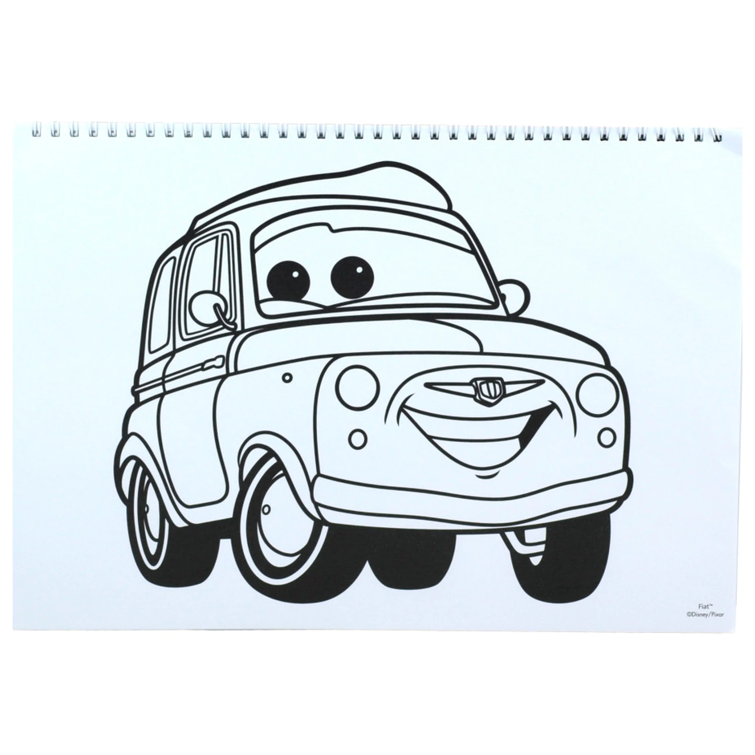 Disney Cars Vroom A/4 spirálový skicář 40 listů s nálepkami fotografii produktu