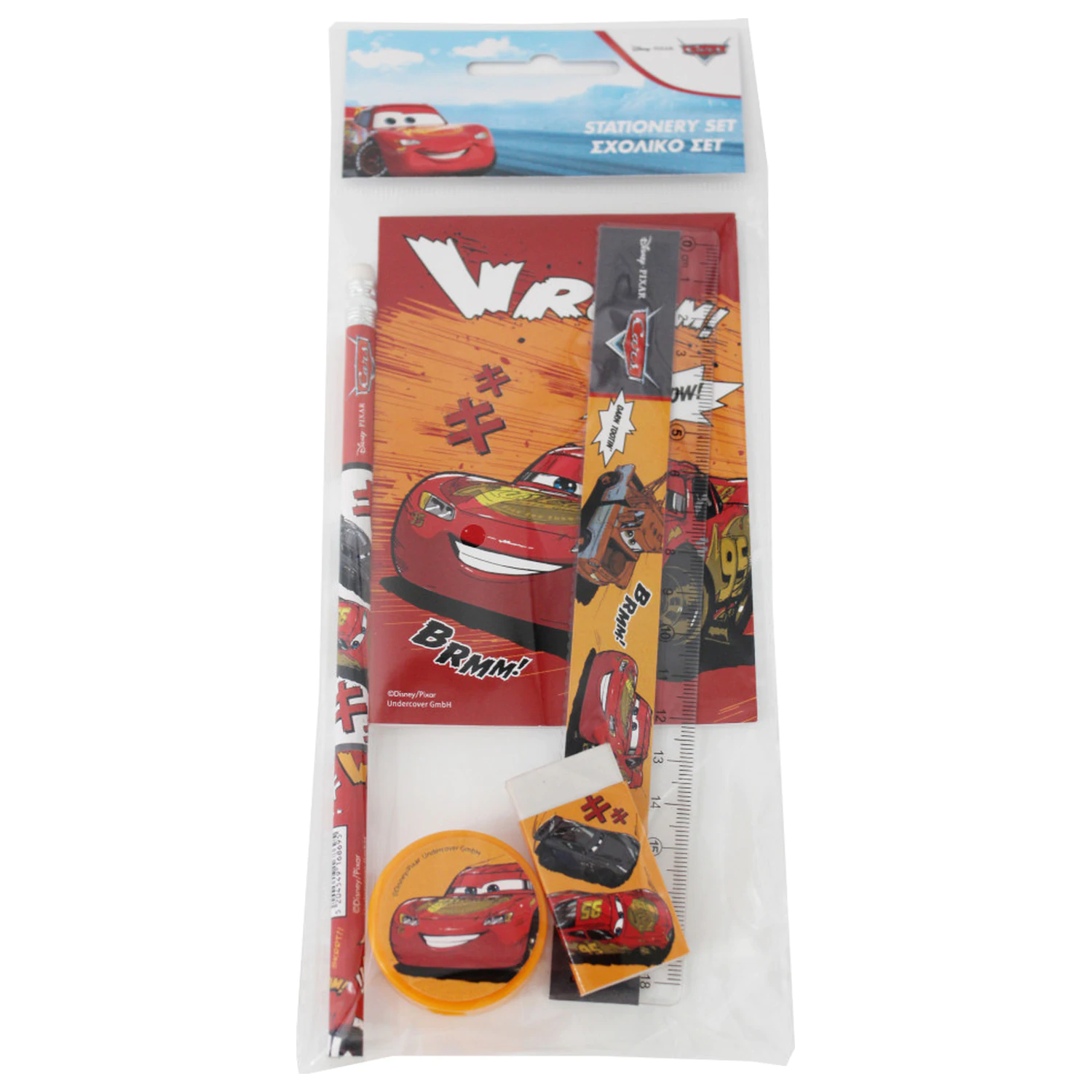 Disney Cars Vroom Kancelářská sada 5 kusů fotografii produktu