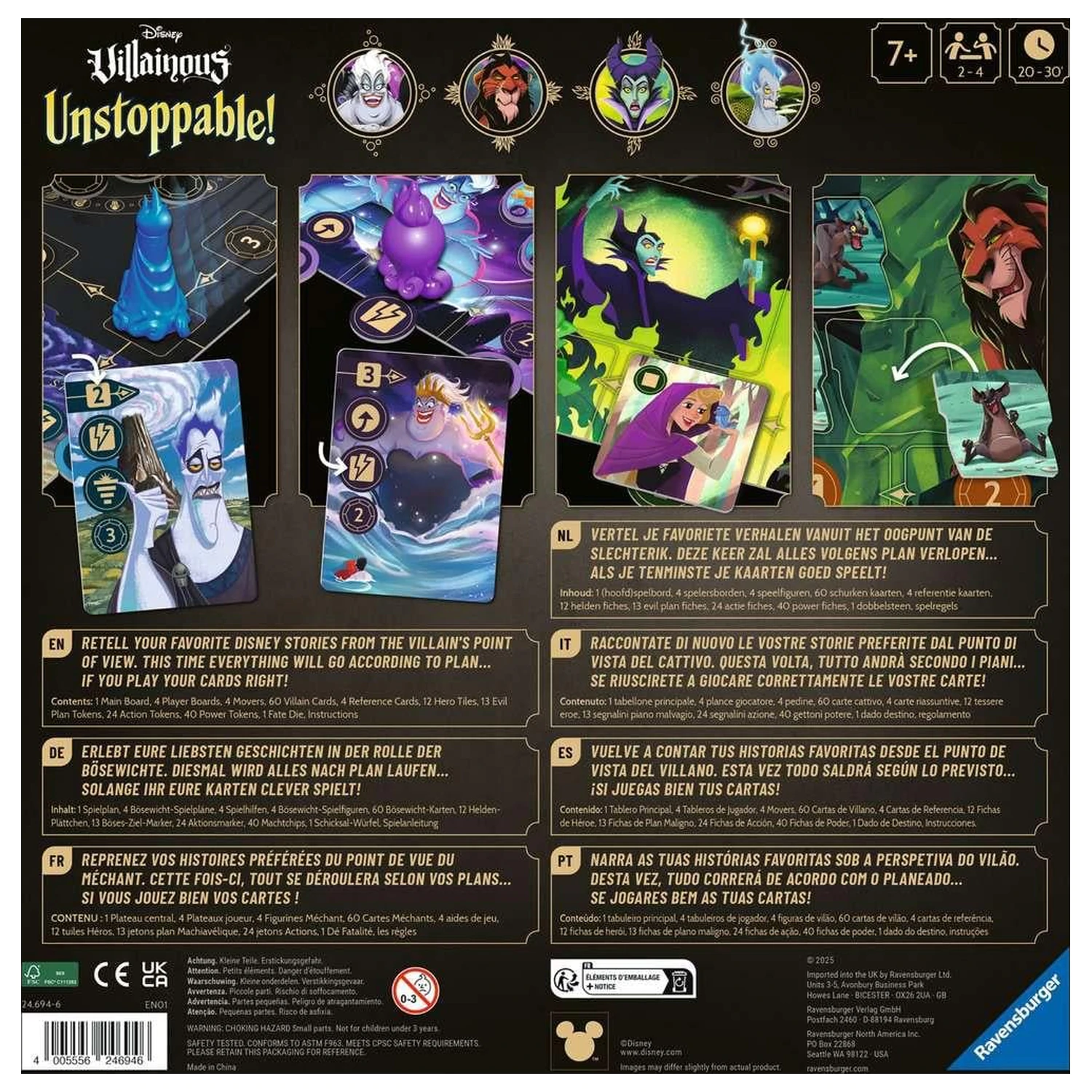 Disney Villainous: Unstoppable Desková hra fotografii produktu