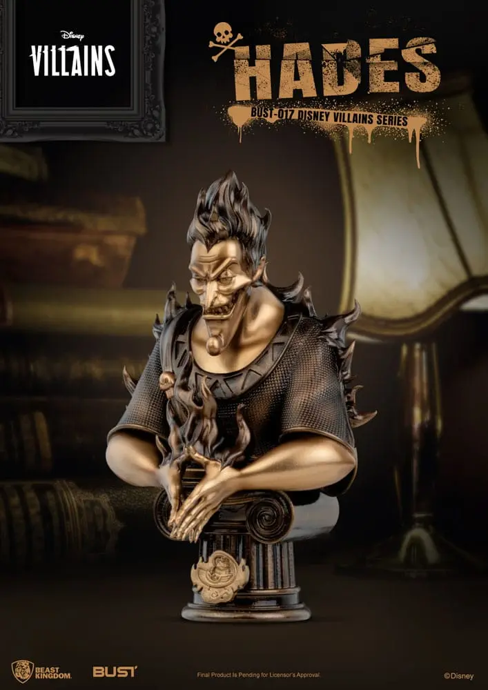 Disney Villains Series PVC Bust Hades 16 cm fotografii produktu