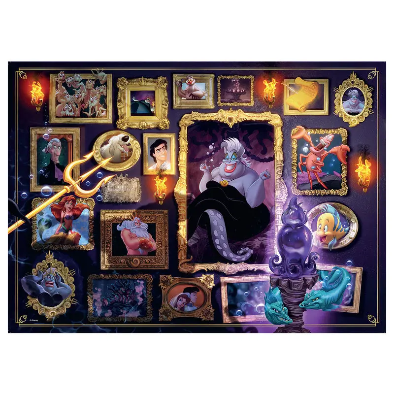 Puzzle Disney Villainous Ursula (1000 dílků) fotografii produktu