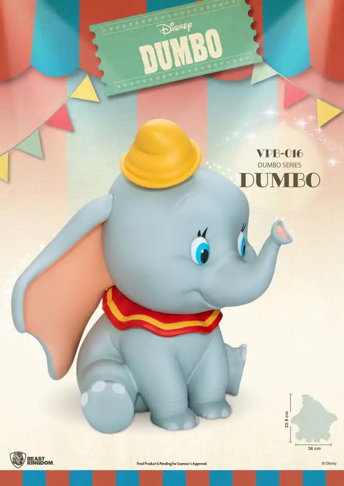 Disney Piggy Vinyl Bank Funkční Dumbo 34 cm fotografii produktu