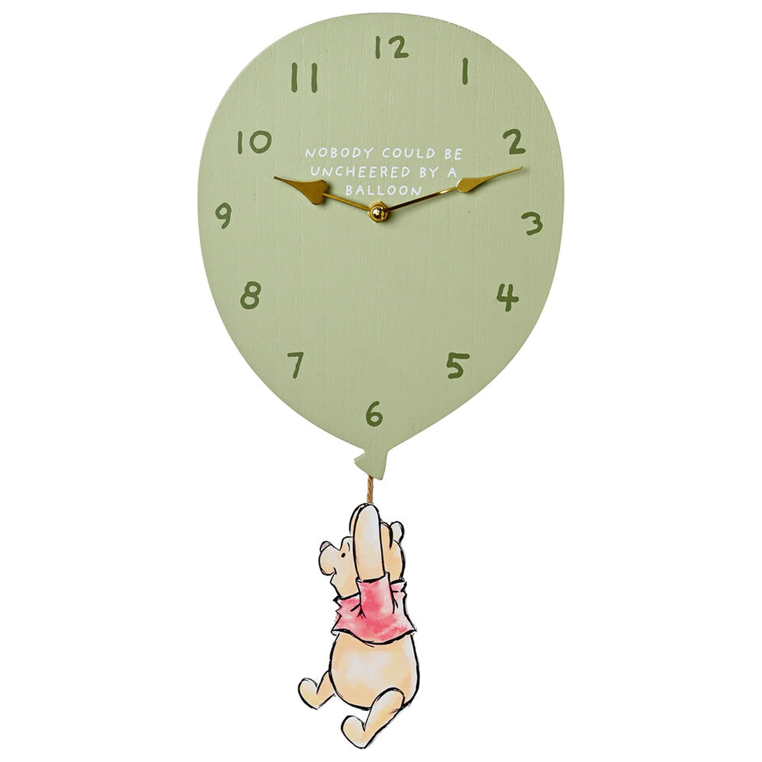 Disney Winnie The Pooh Balonové nástěnné hodiny fotografii produktu