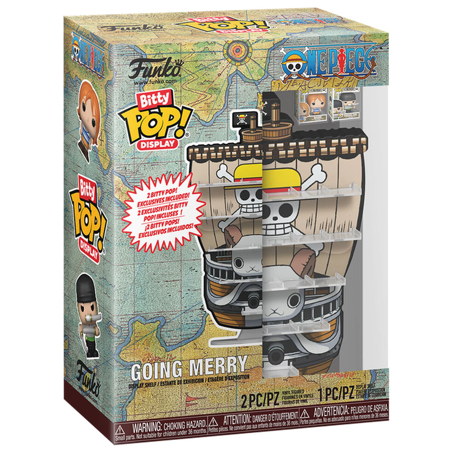Display Bitty Funko POP Display One Piece Going Merry fotografii produktu