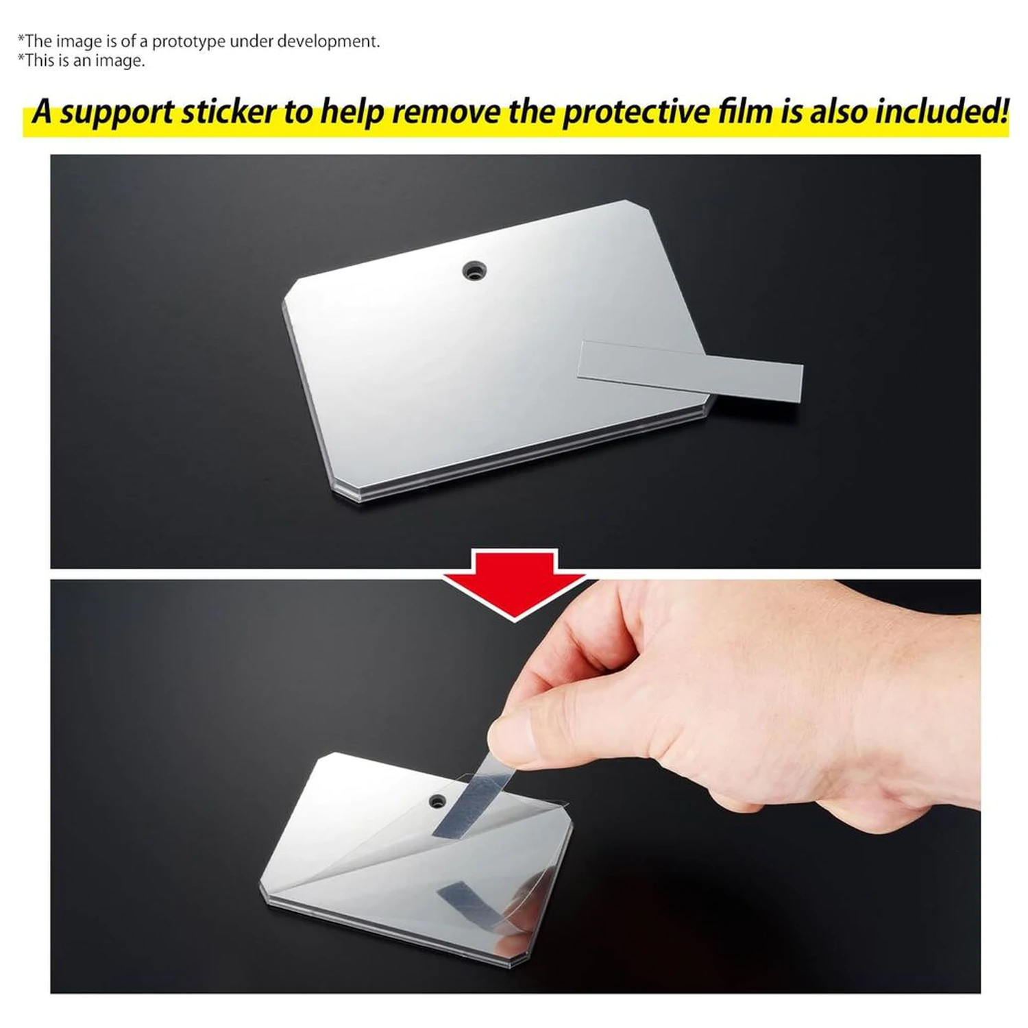 Display Stand Action Base 6 průhledná se zrcadlovými samolepkami fotografii produktu