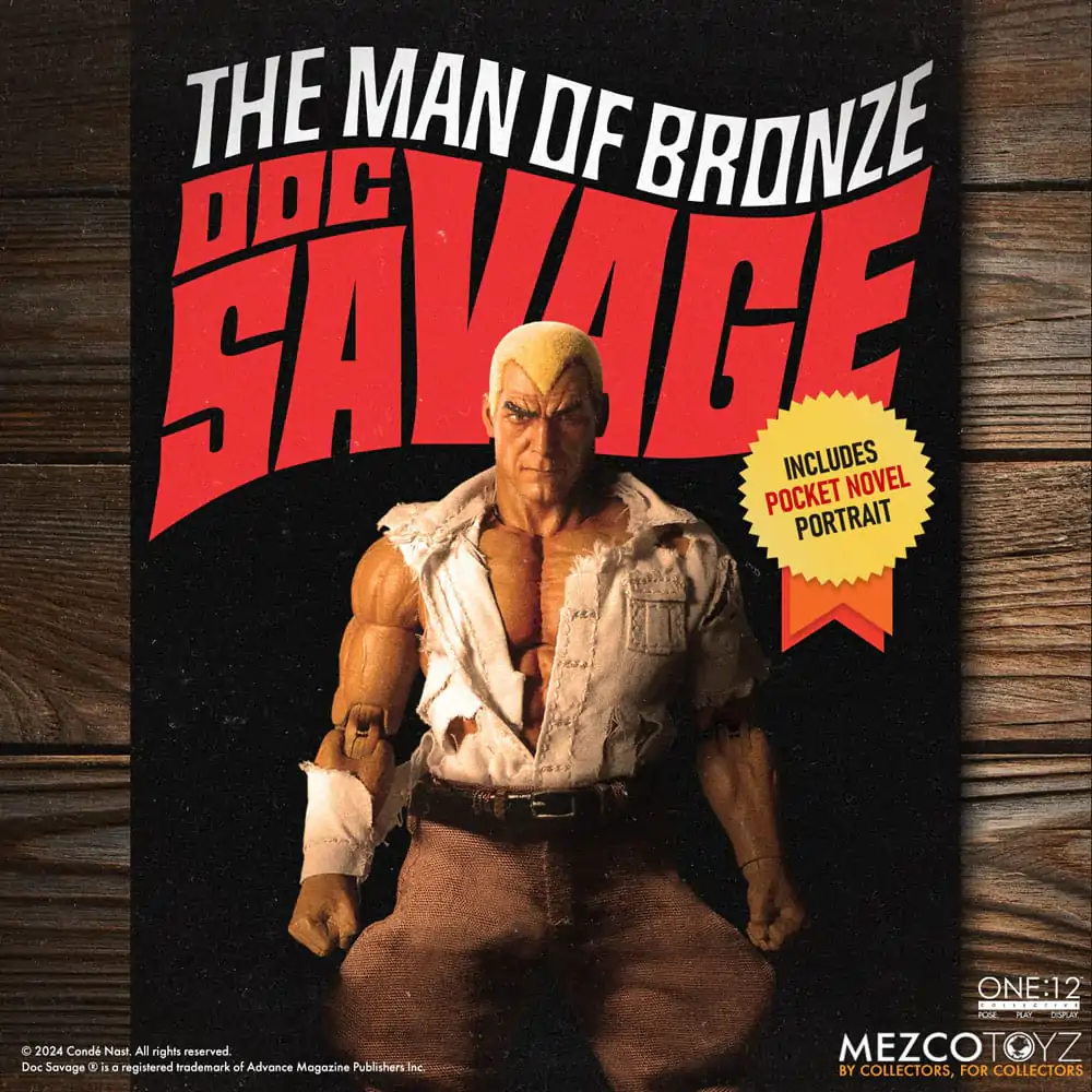 Doc Savage Action Figure 1/12 Doc Savage Deluxe Edition 18 cm akční figurka fotografii produktu