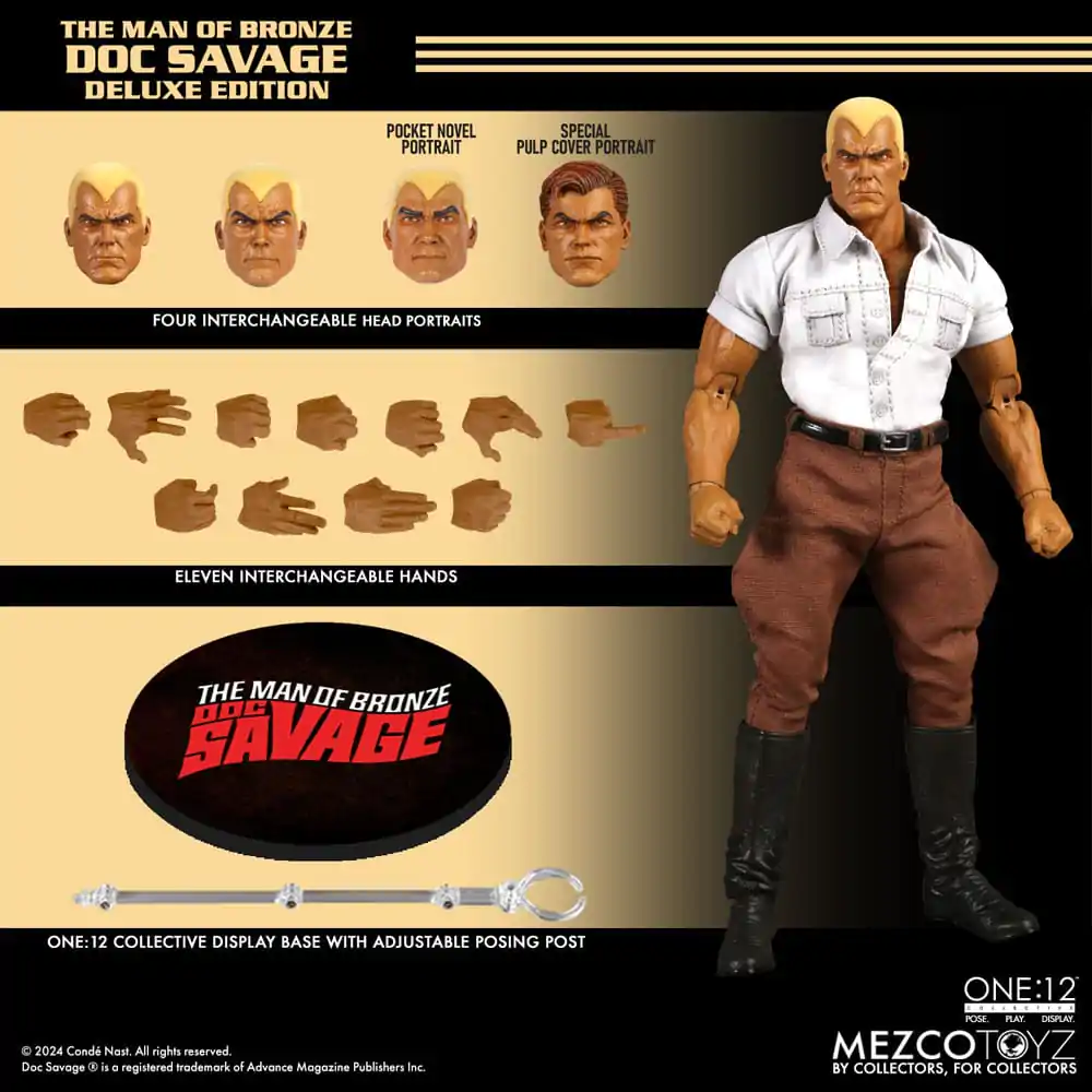 Doc Savage Action Figure 1/12 Doc Savage Deluxe Edition 18 cm akční figurka fotografii produktu