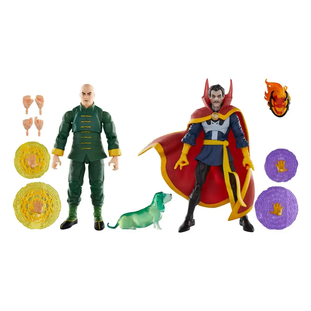 Doctor Strange Marvel Legends akční figurka 3-balení Doctor Strange, Wong a Bats 15 cm fotografii produktu