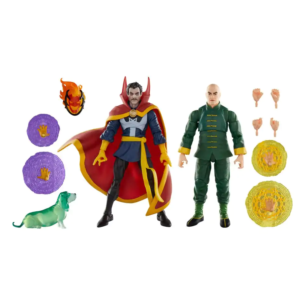 Doctor Strange Marvel Legends akční figurka 3-balení Doctor Strange, Wong a Bats 15 cm fotografii produktu