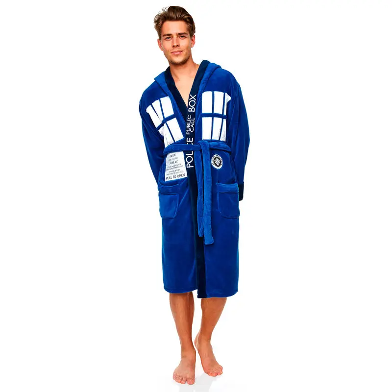 Doctor Who Fleece Froté Župan Tardis fotografii produktu