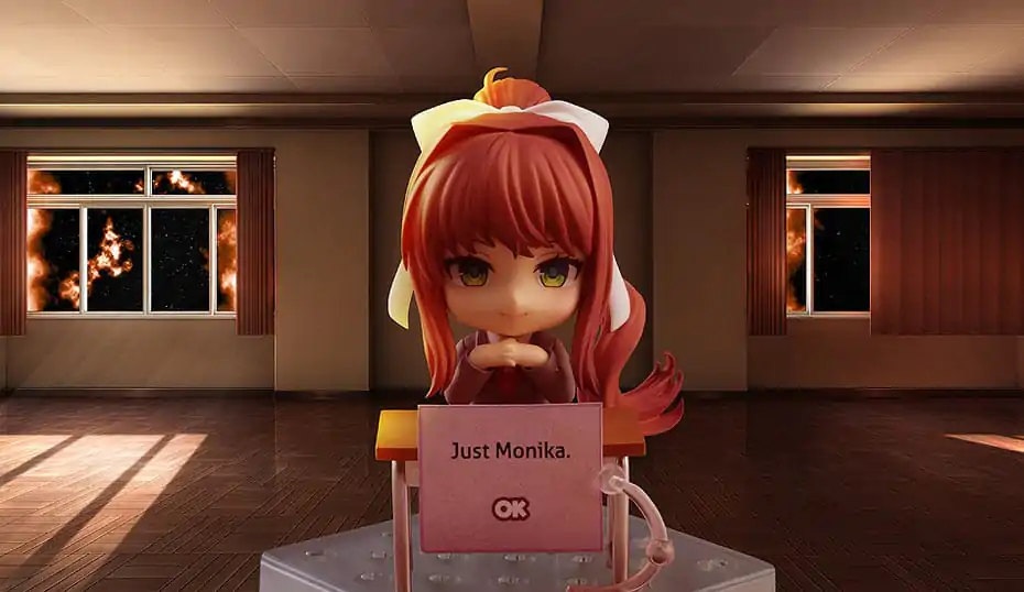 Doki Doki Literature Club! Figurka Nendoroid Akční figurka Monika (znovu vydání) 10 cm fotografii produktu