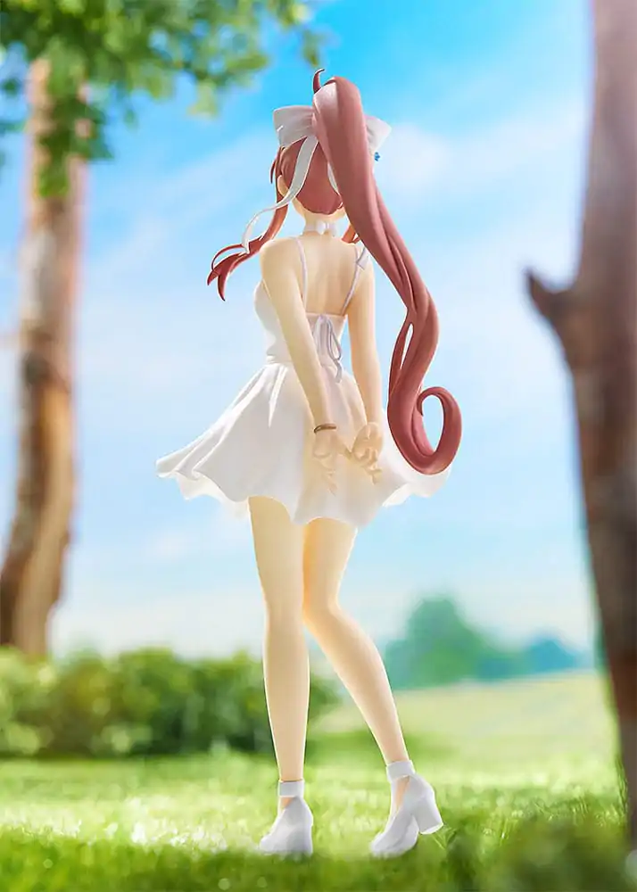 Doki Doki Literature Club! Pop Up Parade PVC Soška Monika: Bílé šaty Ver. 18 cm fotografii produktu