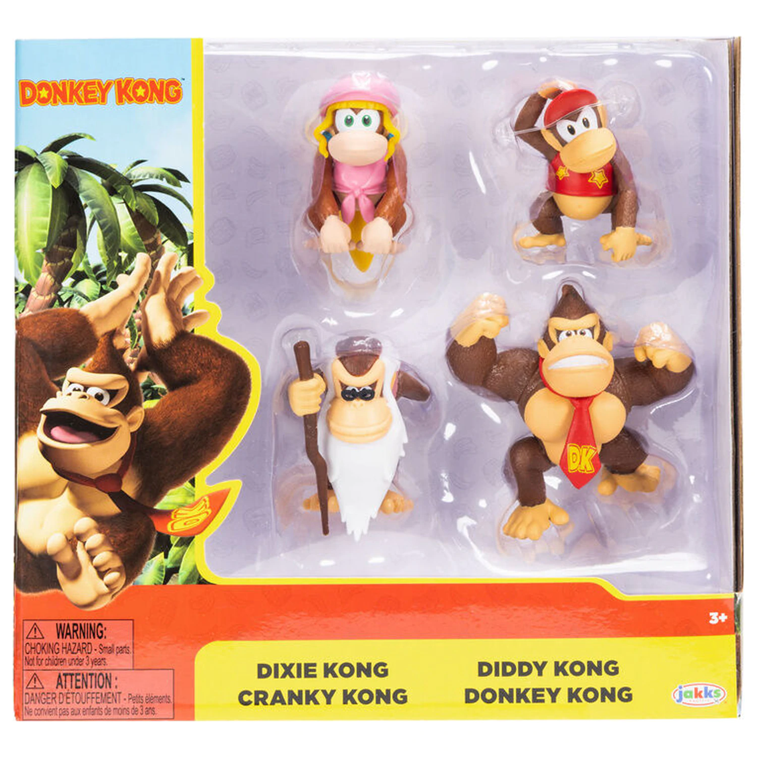 Donkey Kong balení 4 figurek 6cm fotografii produktu