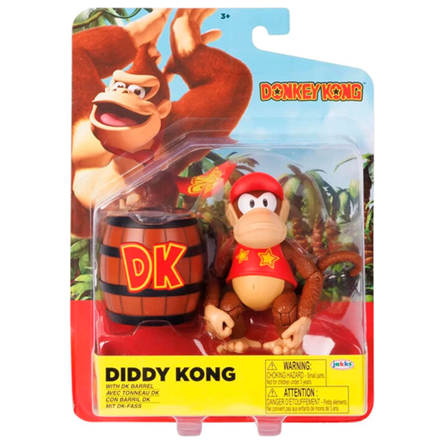 Donkey Kong Diddy Kong figurka 10 cm fotografii produktu