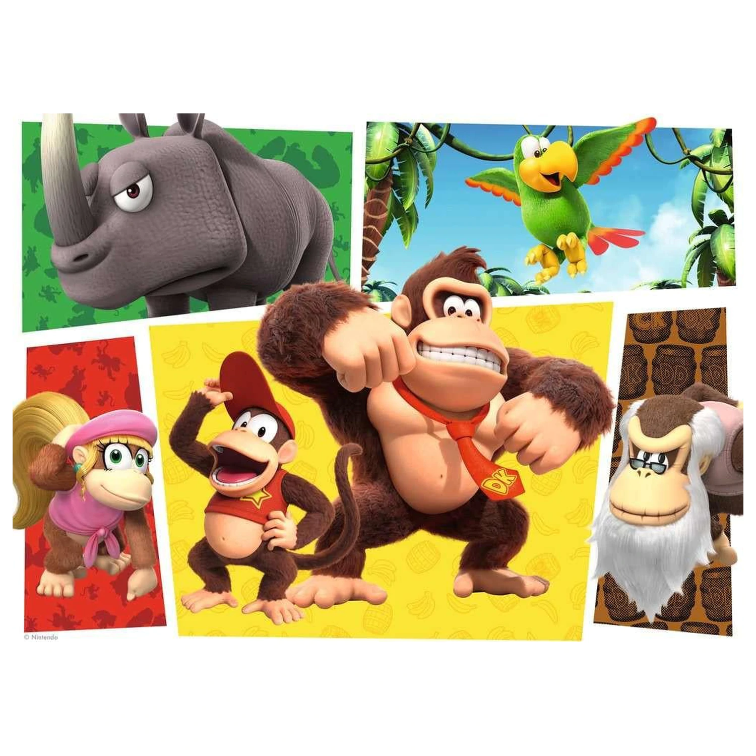 Donkey Kong The Monkeys Are on the Loose! Puzzle 100 ks XXl fotografii produktu