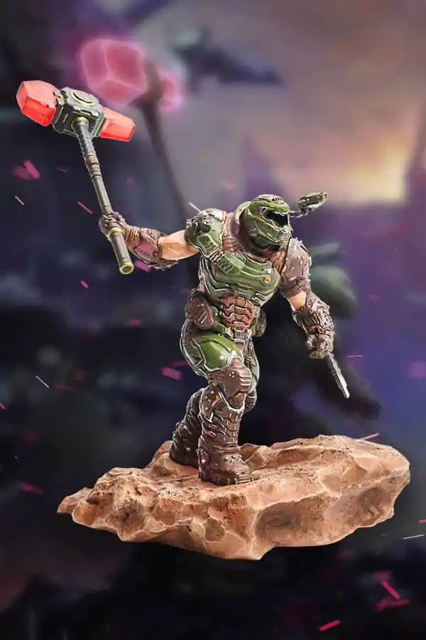 Doom Eternal Socha Doom Slayer 15 cm fotografii produktu