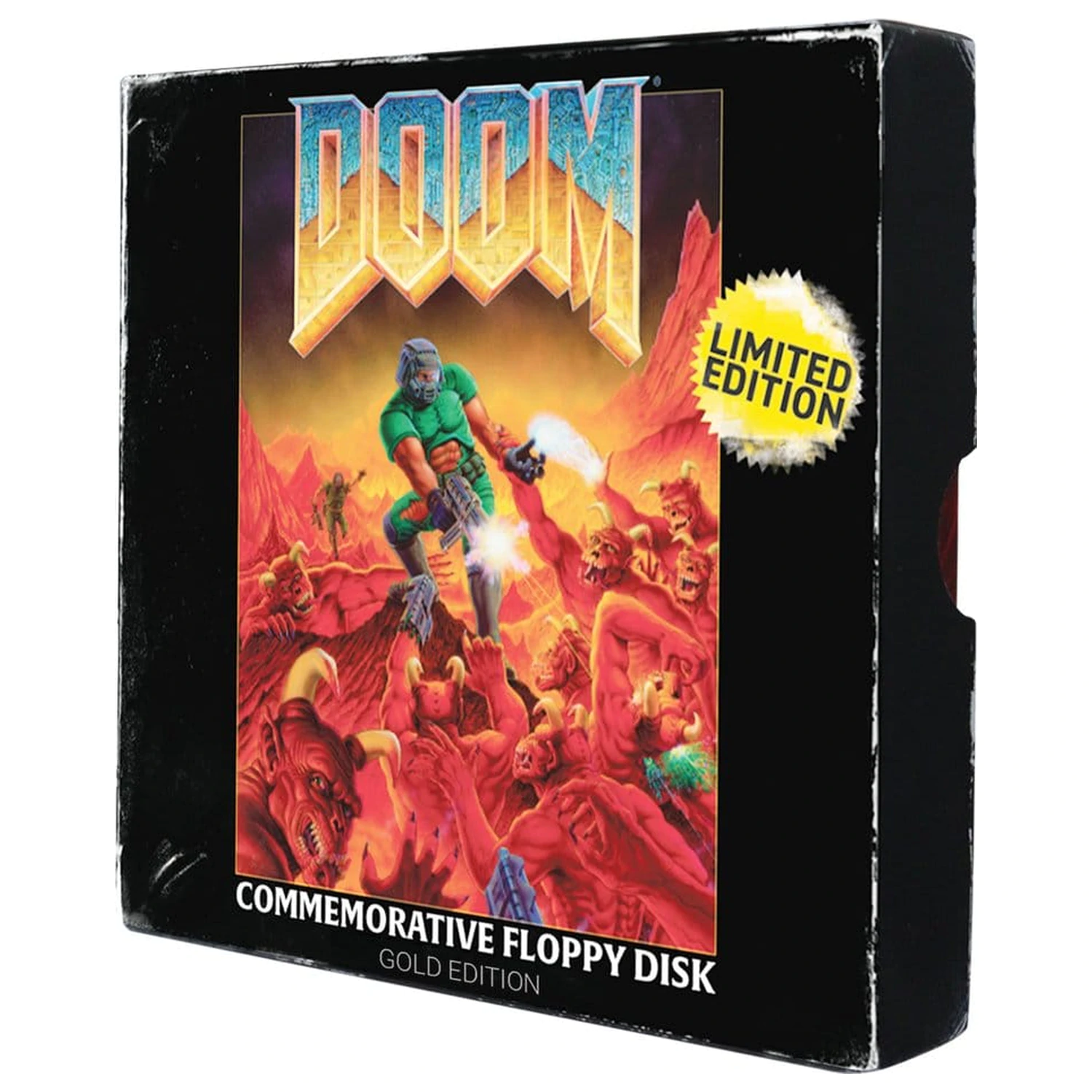 Doom Replik Floppy Disk pozlacená limitovaná edice fotografii produktu