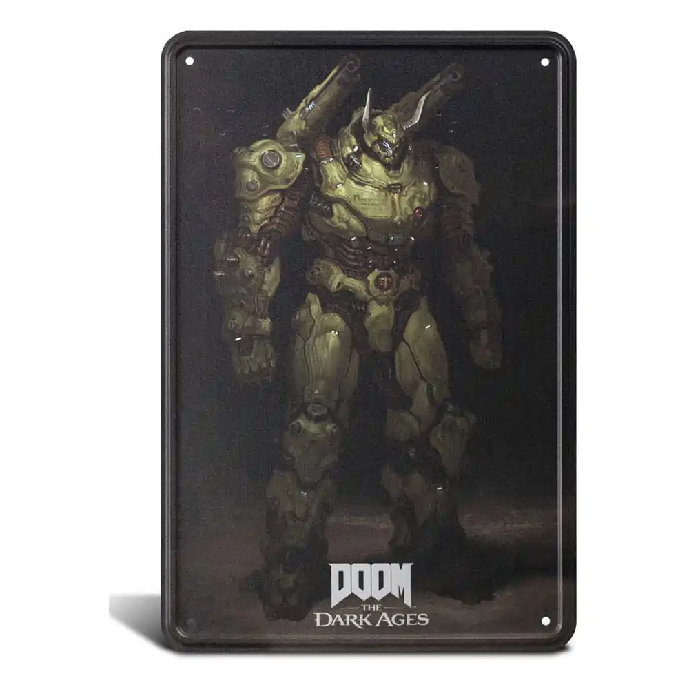 Doom The Dark Ages Plechová cedule Atlan 20 x 30 cm fotografii produktu