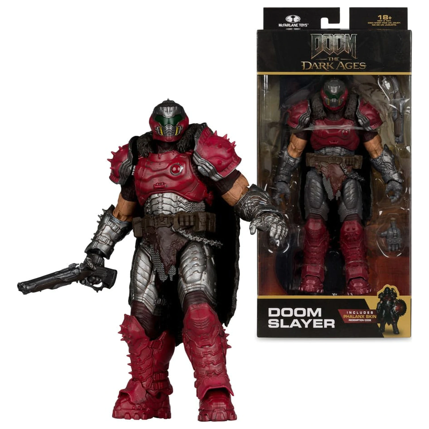 Doom: The Dark Ages Action Figure Doom Slayer (Phalanx Skin) 18 cm fotografii produktu