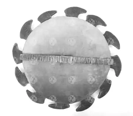 Doom The Dark Ages Polštář Shield Saw fotografii produktu