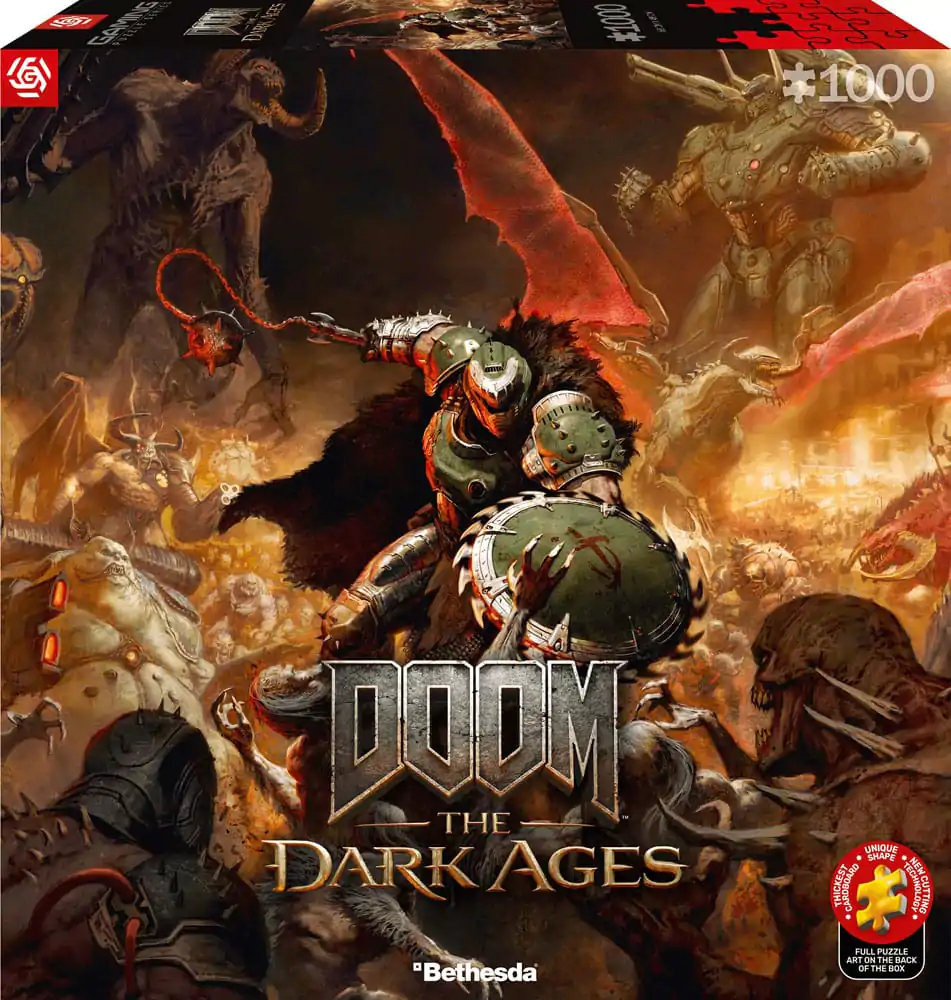 Doom The Dark Ages Puzzle Slayer's Rag (1000 dílků) fotografii produktu