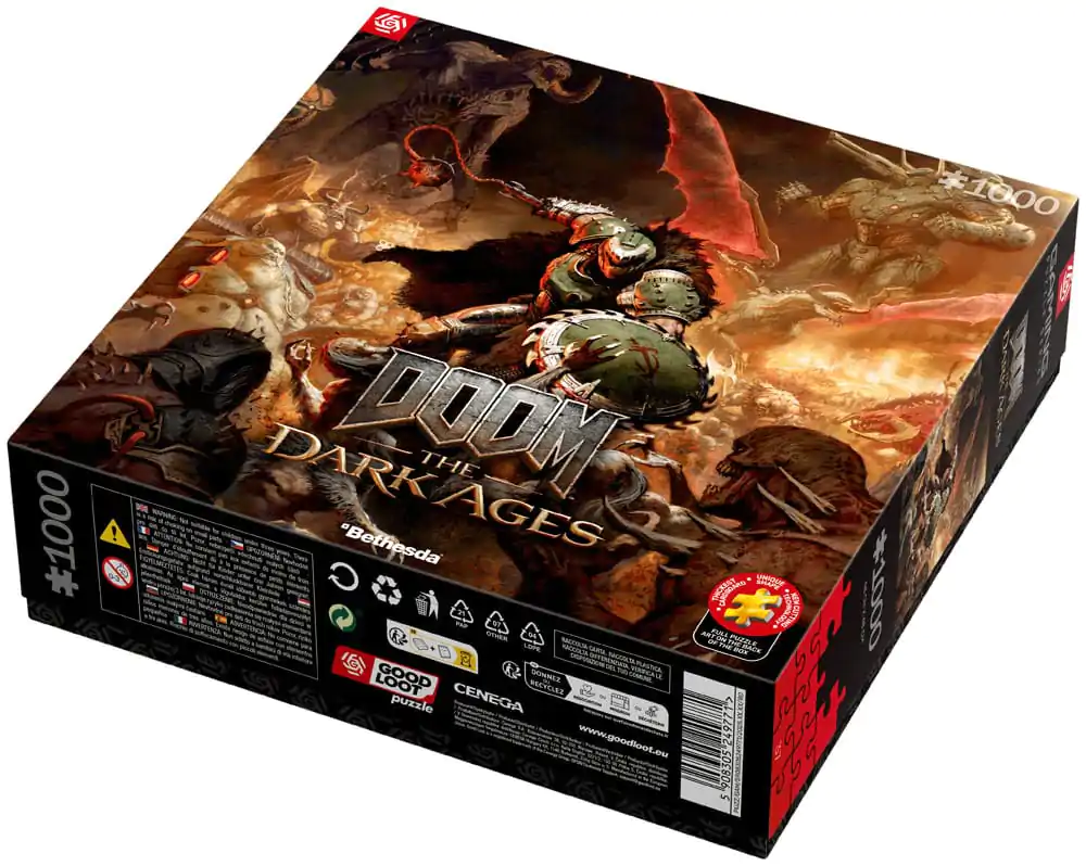Doom The Dark Ages Puzzle Slayer's Rag (1000 dílků) fotografii produktu
