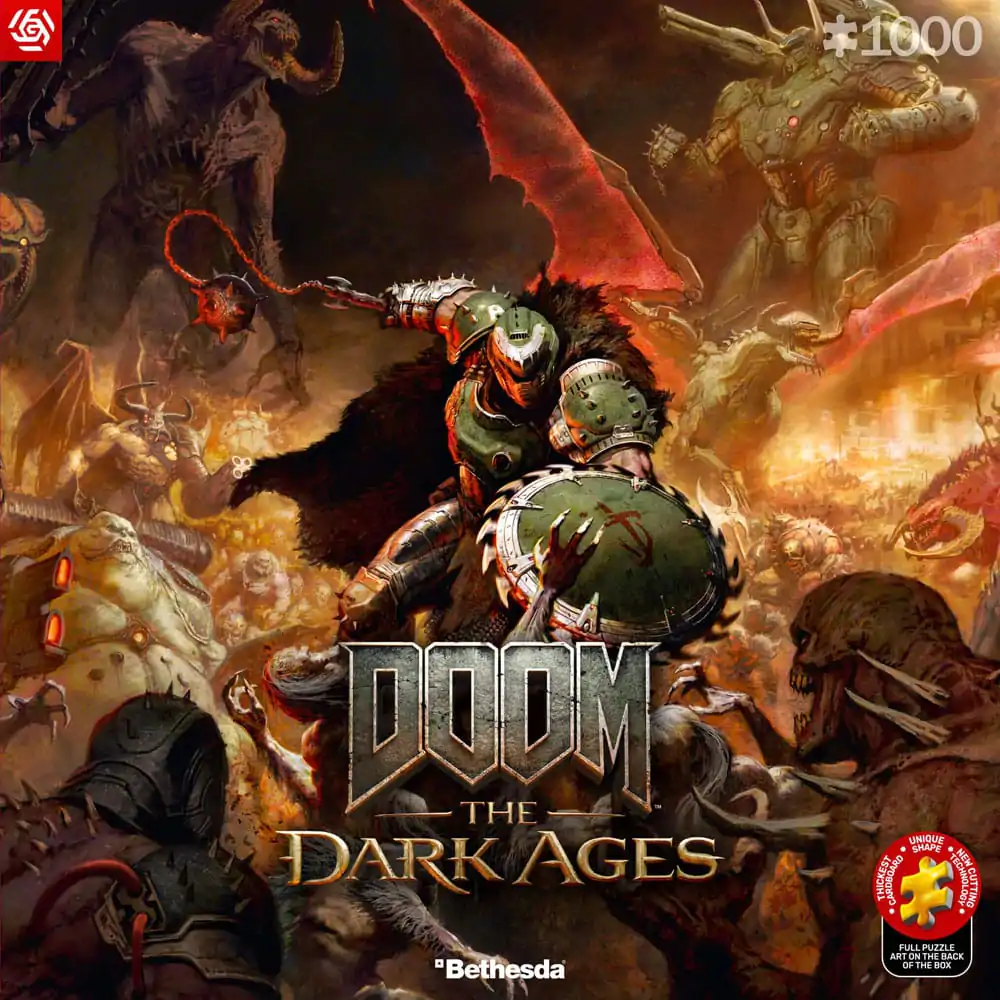 Doom The Dark Ages Puzzle Slayer's Rag (1000 dílků) fotografii produktu