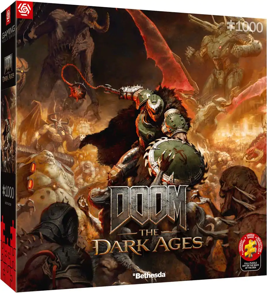 Doom The Dark Ages Puzzle Slayer's Rag (1000 dílků) fotografii produktu