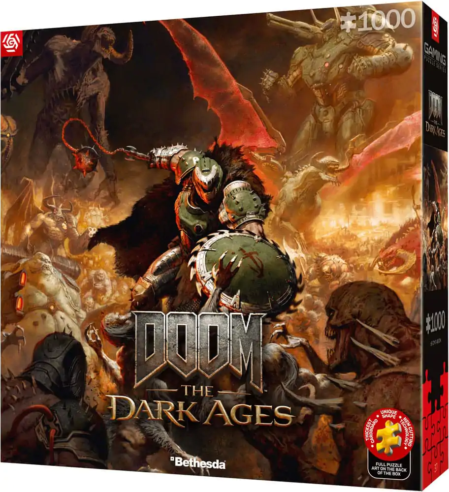 Doom The Dark Ages Puzzle Slayer's Rag (1000 dílků) fotografii produktu