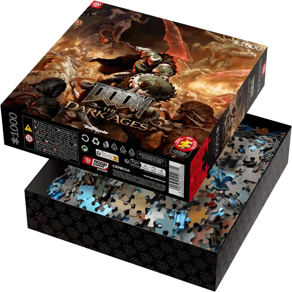 Doom The Dark Ages Puzzle Slayer's Rag (1000 dílků) fotografii produktu