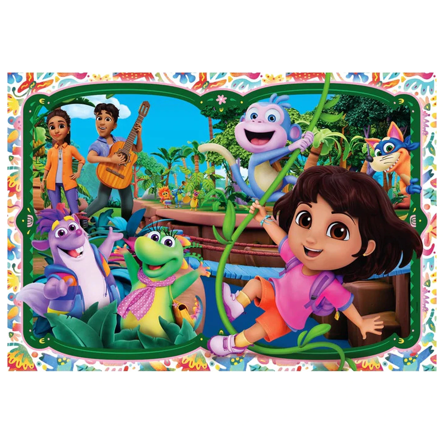 Dora the Explorer Forest 104dílné Maxi Puzzle fotografii produktu