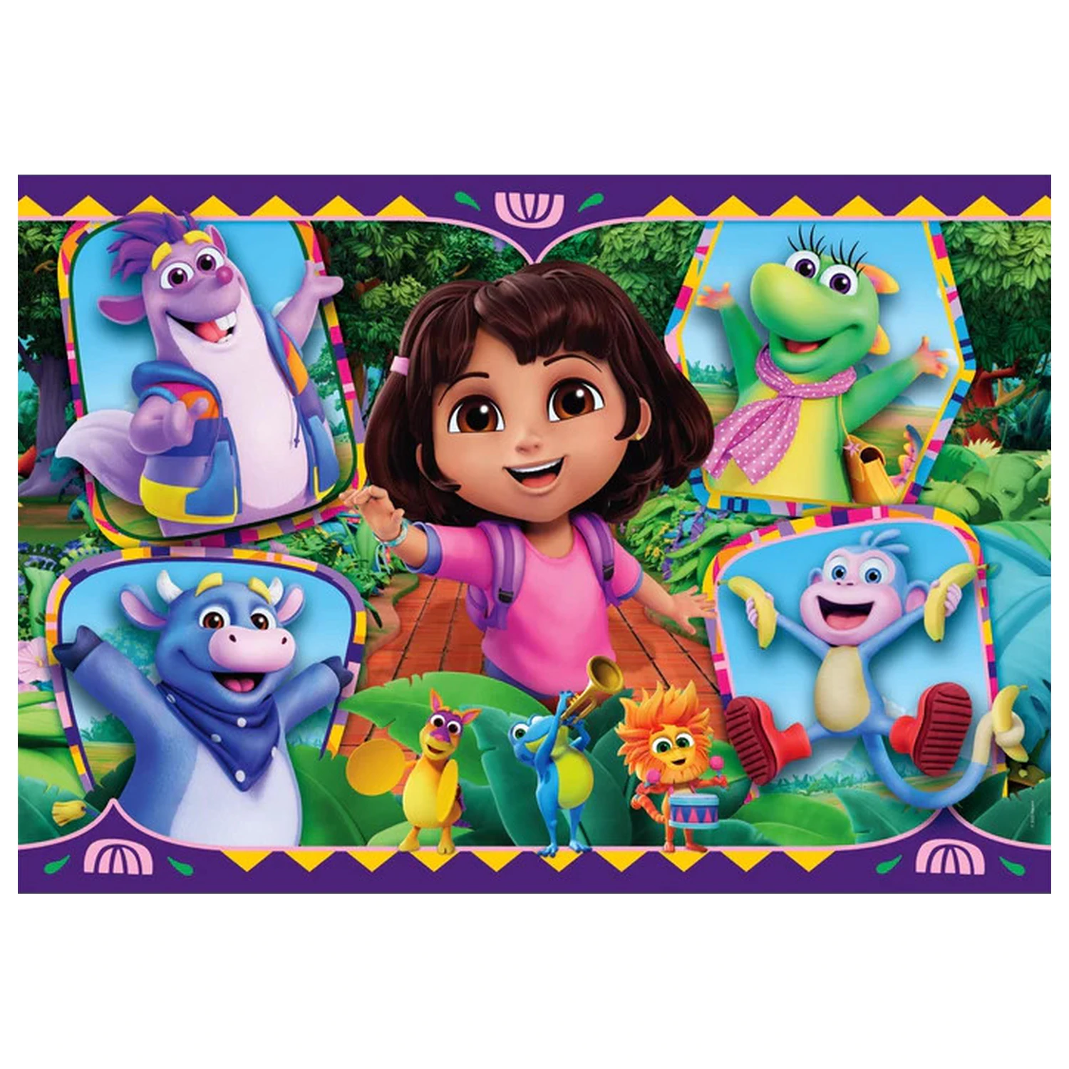 Dora the Explorer Journey 104dílné maxi puzzle fotografii produktu