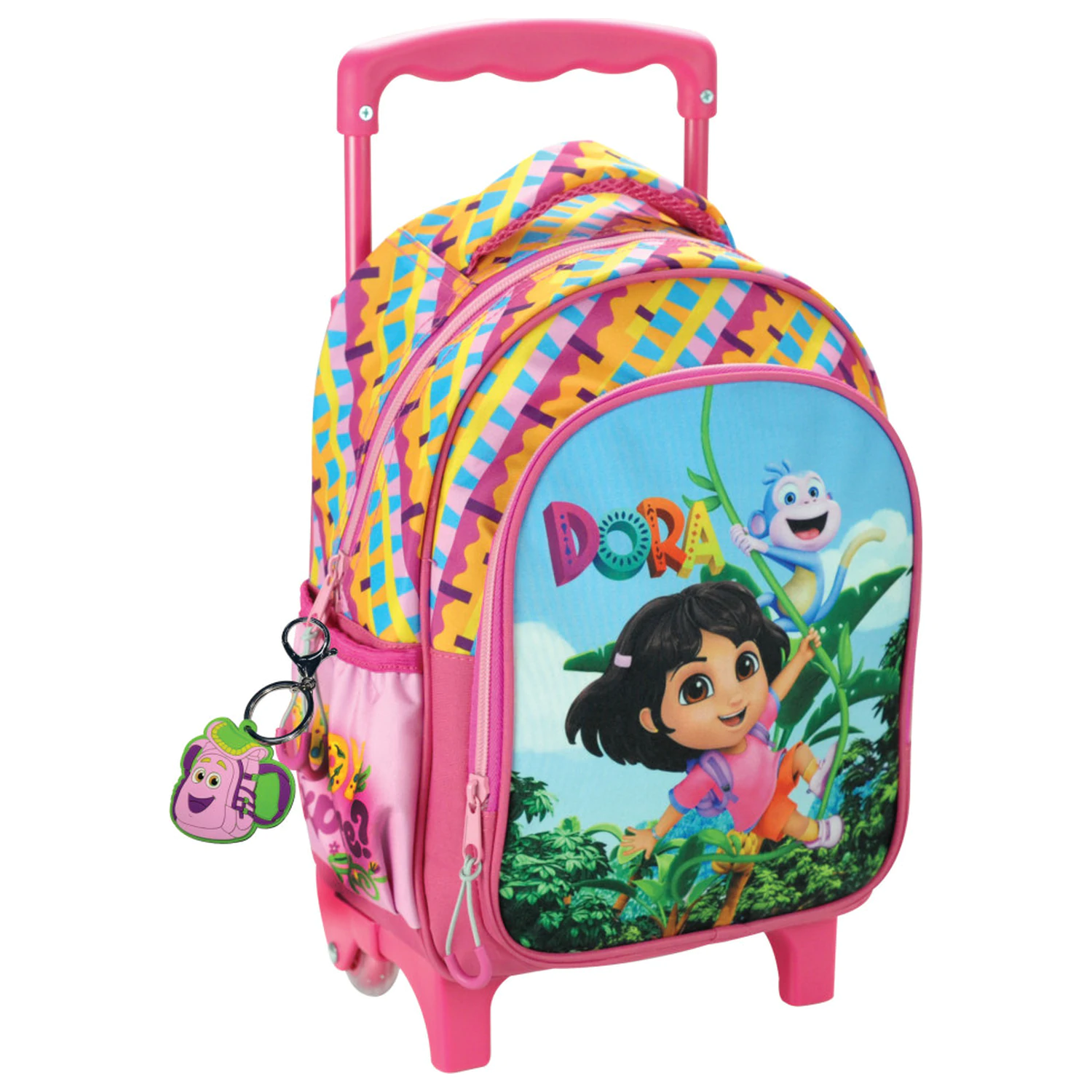 Dora the Explorer Jungle Předškolní batoh na kolečkách, taška 30 cm fotografii produktu
