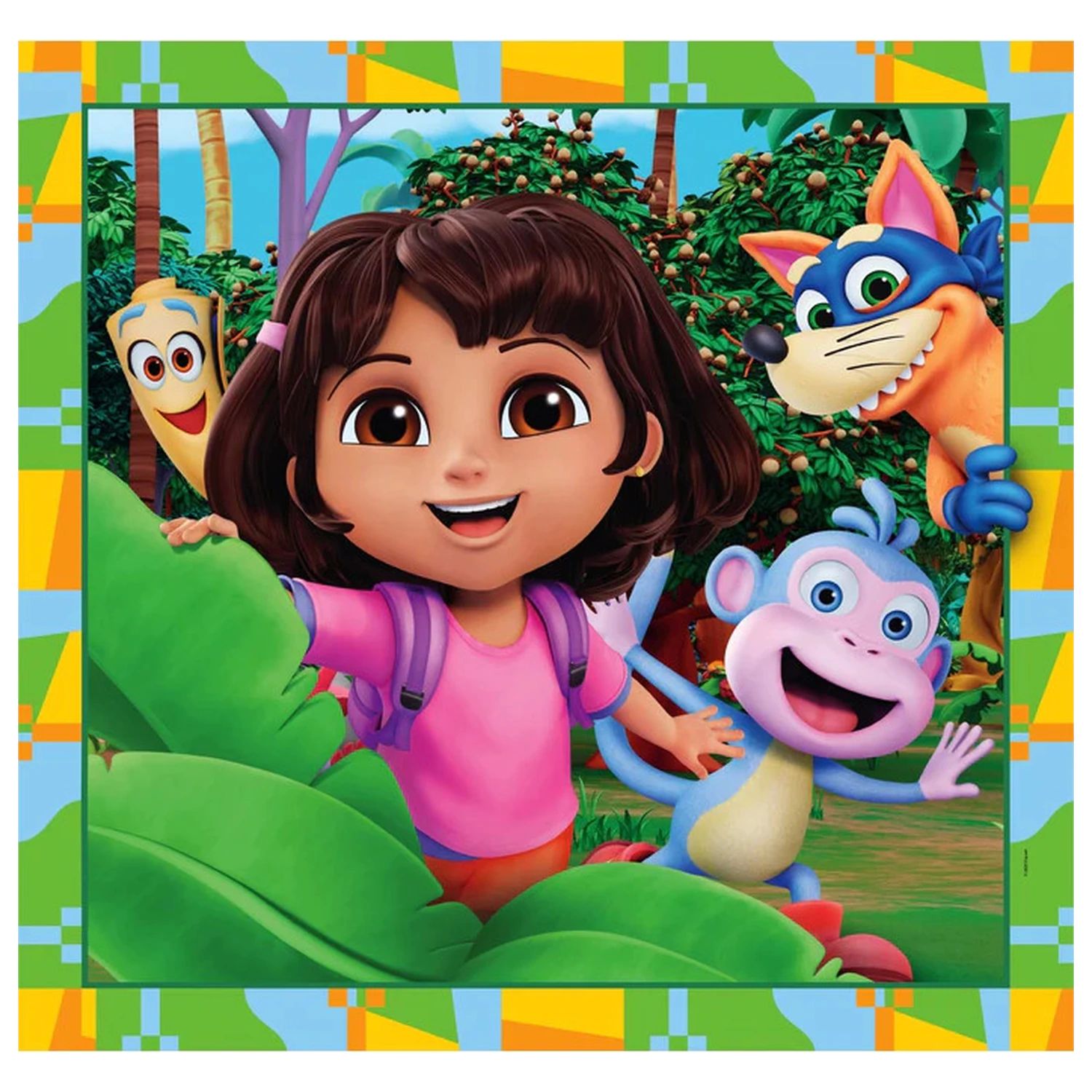 Dora the Explorer Jungle Quest 3x48 dílků skládačka fotografii produktu