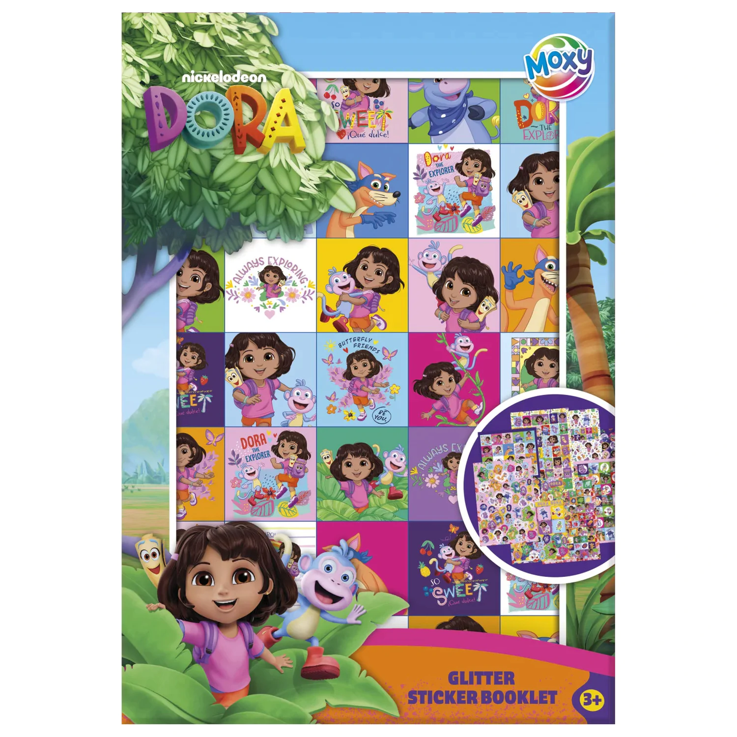 Dora the Explorer Sweet Balíček nálepek 8 archů fotografii produktu