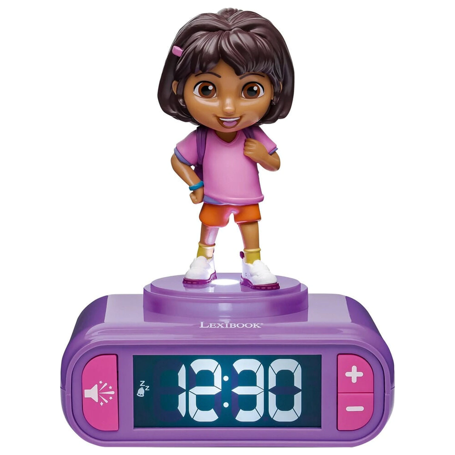 Budík s nočním světlem Dora the Explorer fotografii produktu