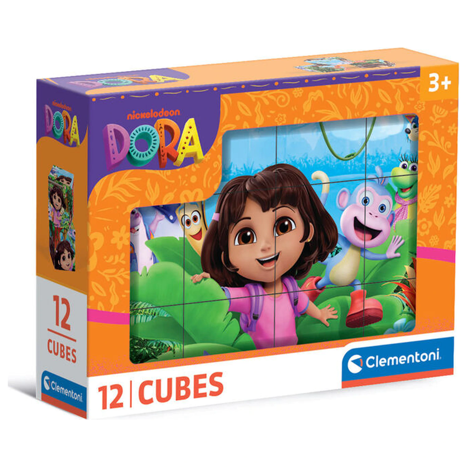 Dora the Explorer kostkové puzzle 12 ks fotografii produktu