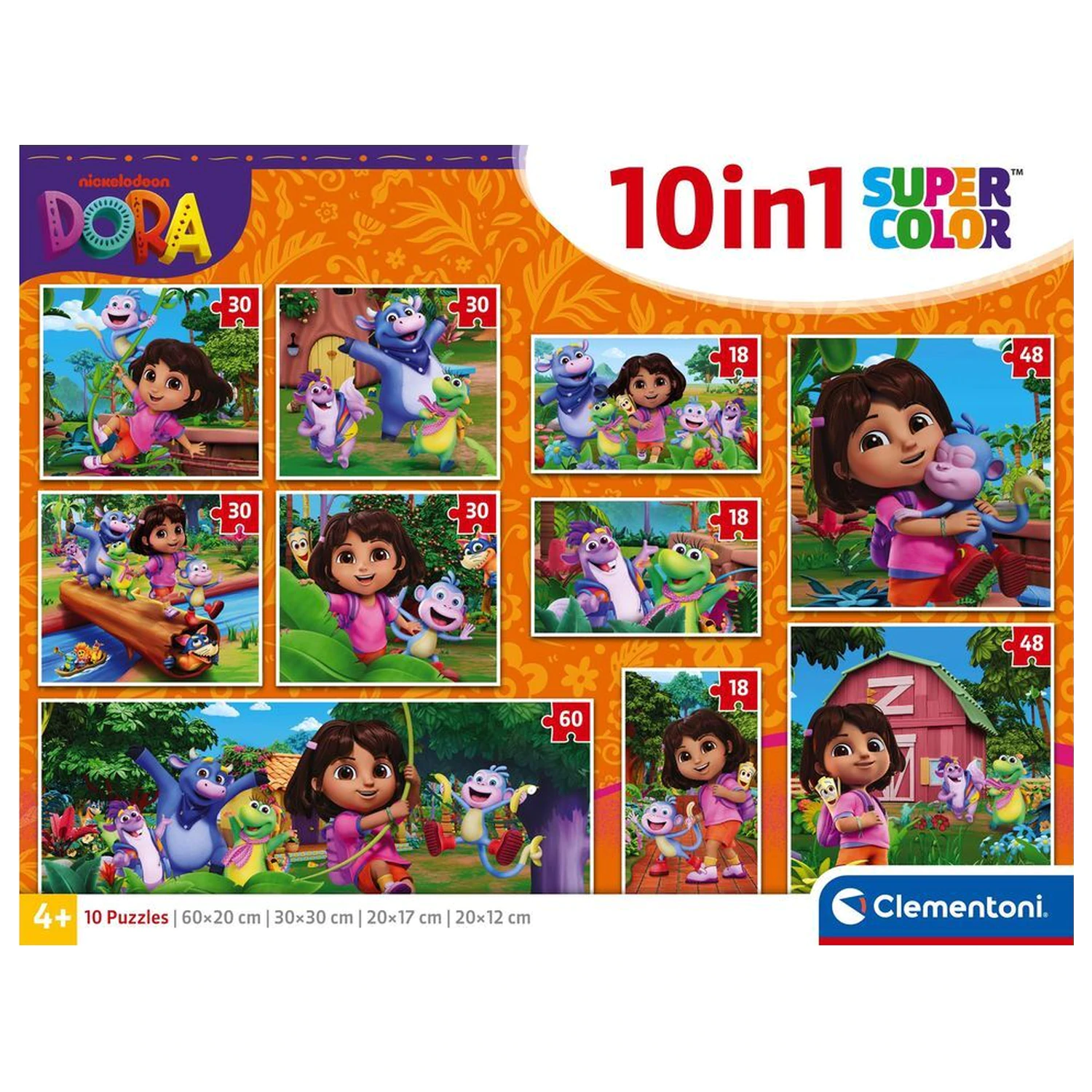Dora The Explorer puzzle 10 v 1 fotografii produktu