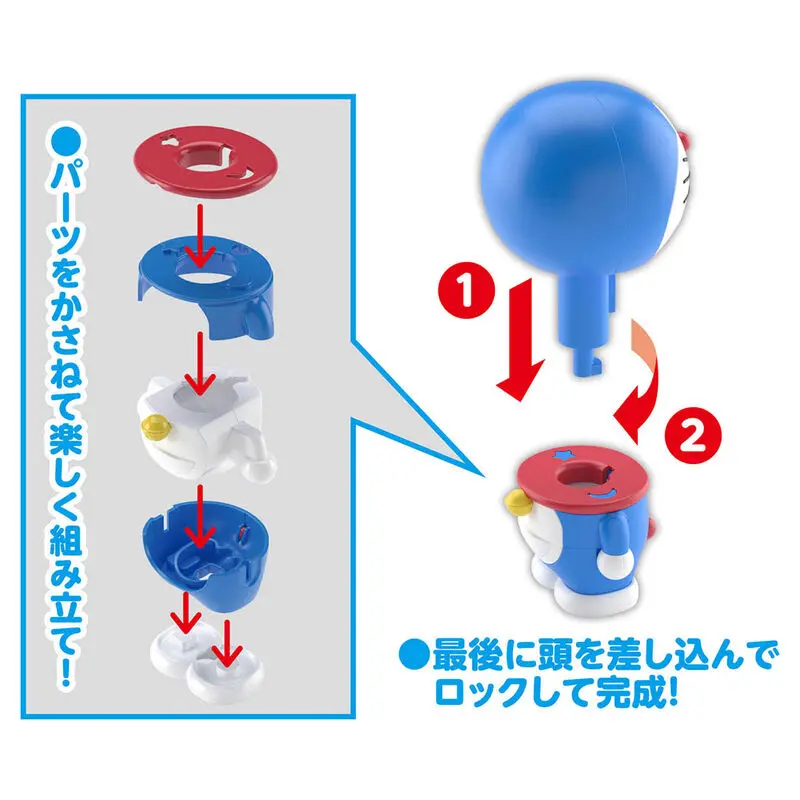 Doraemon Model Kit figurka 8 cm fotografii produktu