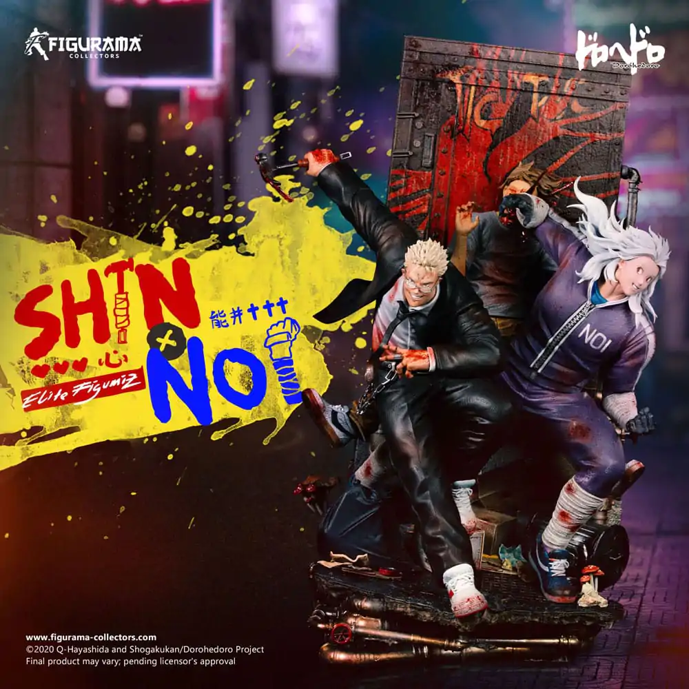Dorohedoro Elite Diorama FigumiZ Elite 1/8 Shin & Noi Elite 39 cm fotografii produktu