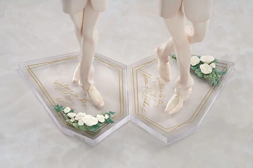 Doukyusei PVC Sochy 2-Pack 1/7 Hikaru Kusakabe & Licht Sajo: Wedding Ver. 24 cm fotografii produktu