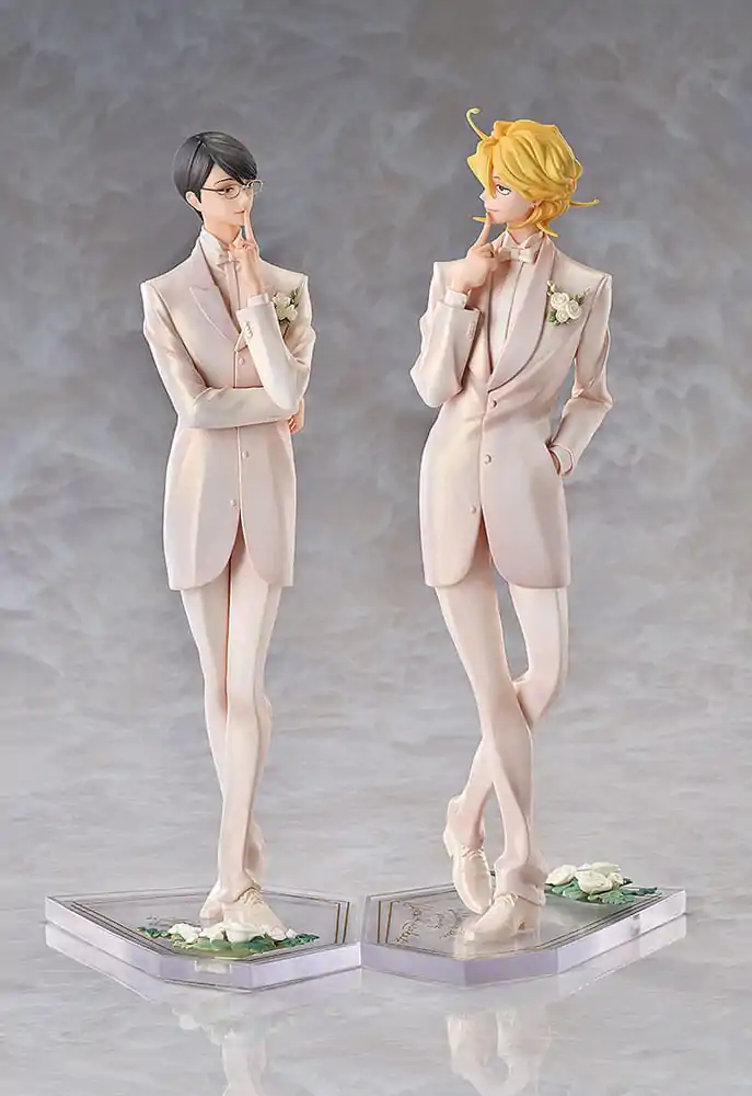Doukyusei PVC Sochy 2-Pack 1/7 Hikaru Kusakabe & Licht Sajo: Wedding Ver. 24 cm fotografii produktu