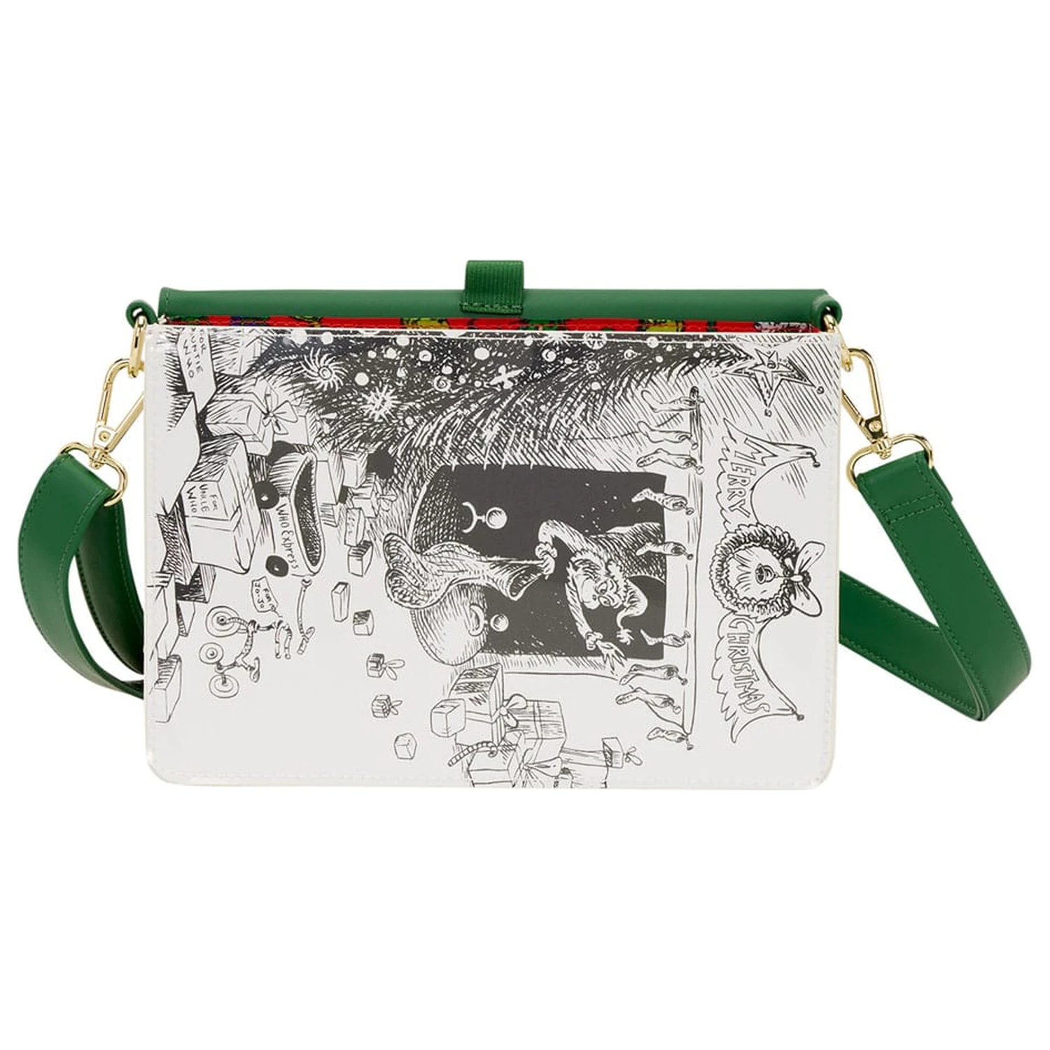 Dr. Seuss by Loungefly Crossbody taška Grinch Holiday fotografii produktu