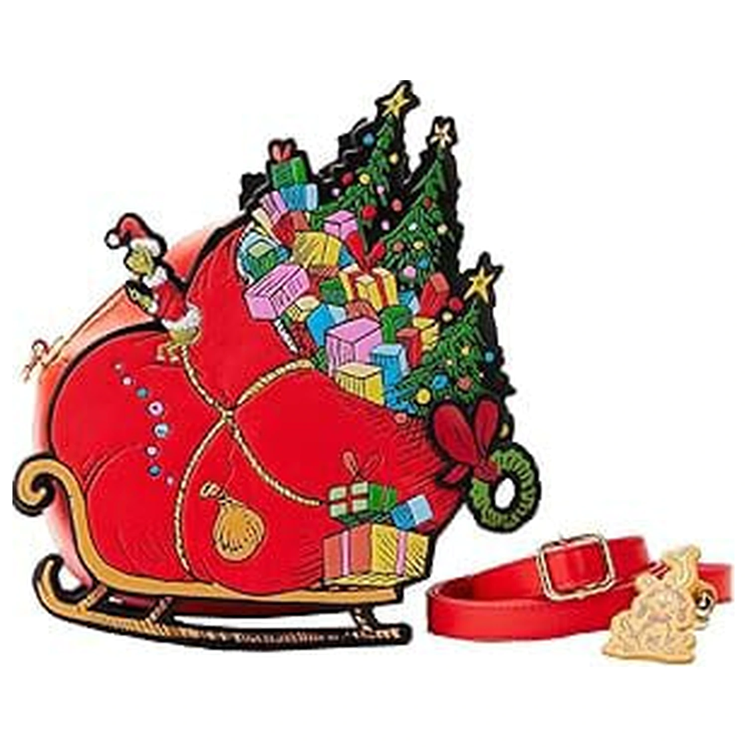 Dr Seuss by Loungefly crossbody taška Grinch Sleigh fotografii produktu