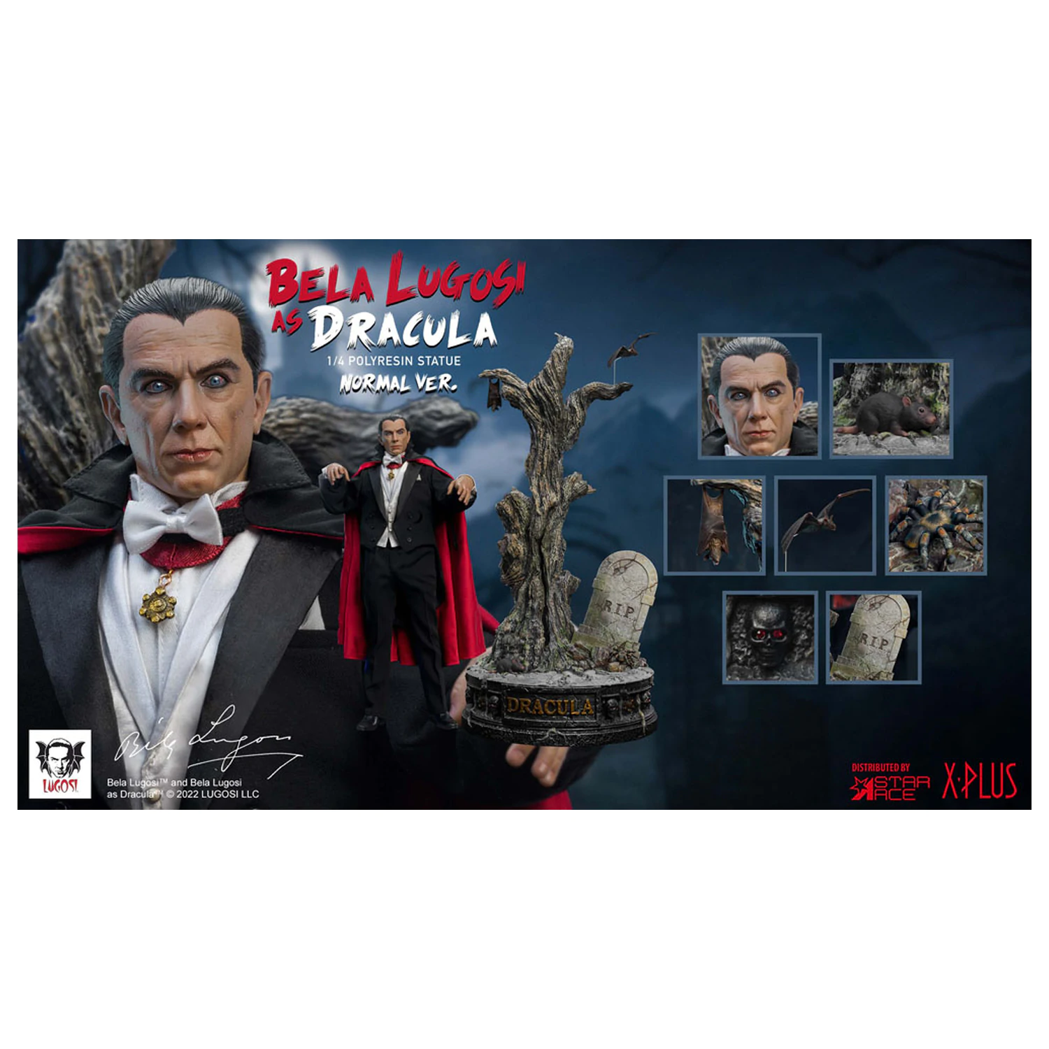 Socha Dracula (1931) Superb Scale 1/4 Bela Lugosi as Dracula 60 cm fotografii produktu